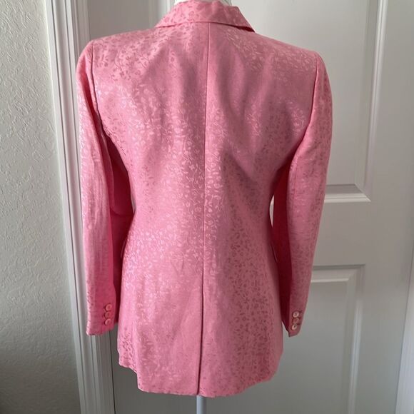 Oscar de la Renta VTG Pink Blazer Linen & Silk
NWOT SZ 8 P Beverly Hills - Picture 2 of 14